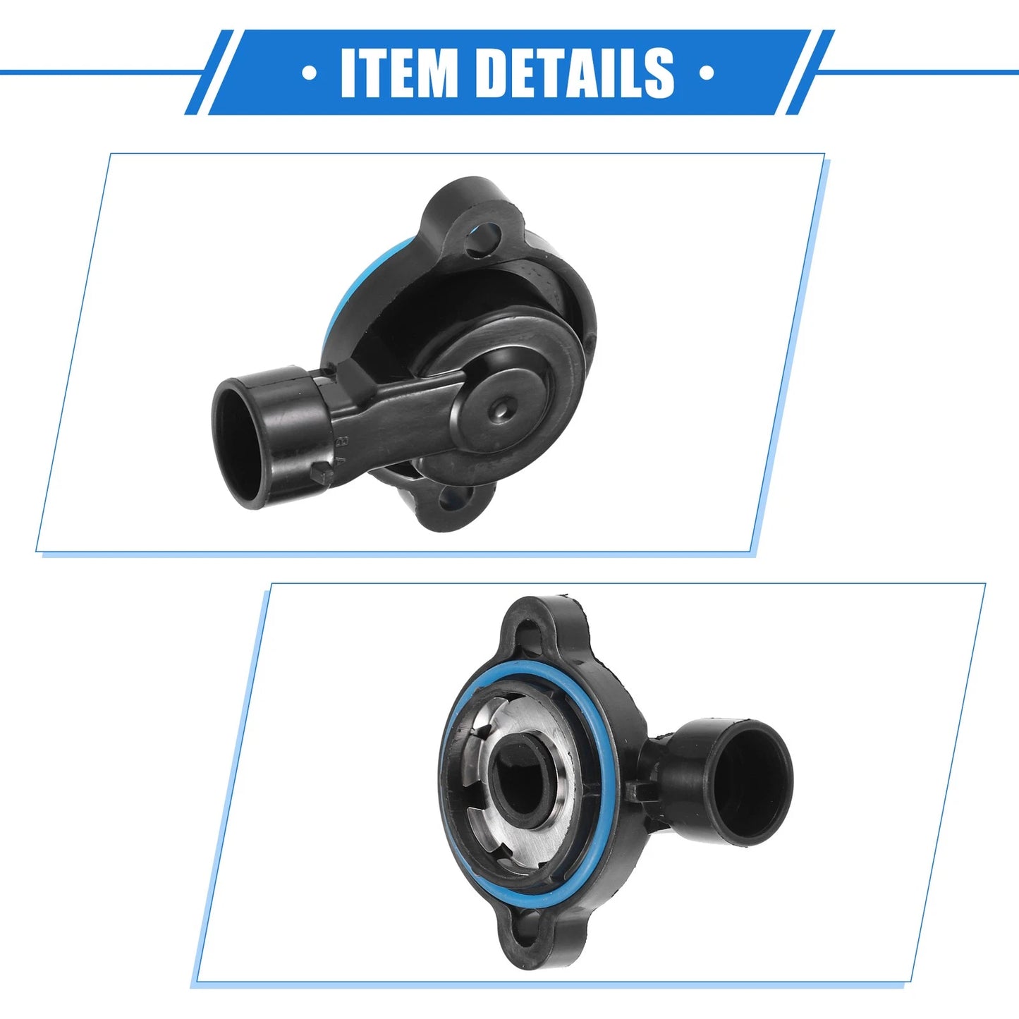 Throttle Position Sensor for Chevrolet GMC Black with Gasket