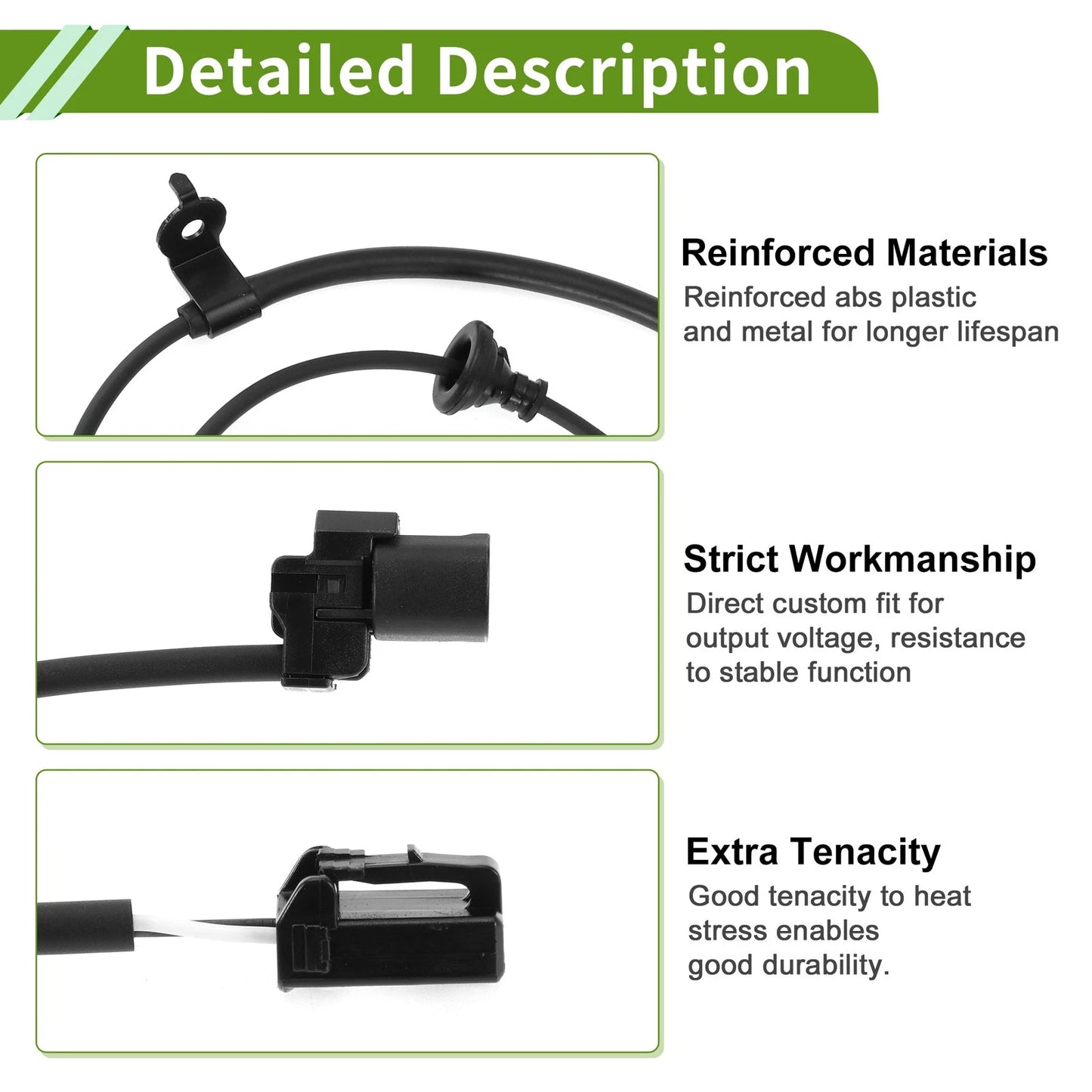 ABS Wheel Speed Sensor Rear Left for Toyota Highlander