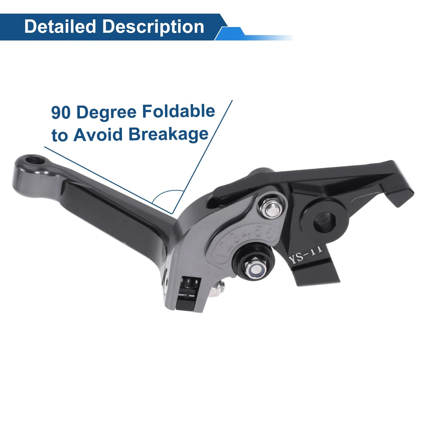 Adjustable Brake Clutch Levers for Honda X11 (1999-2002) - Titanium Black