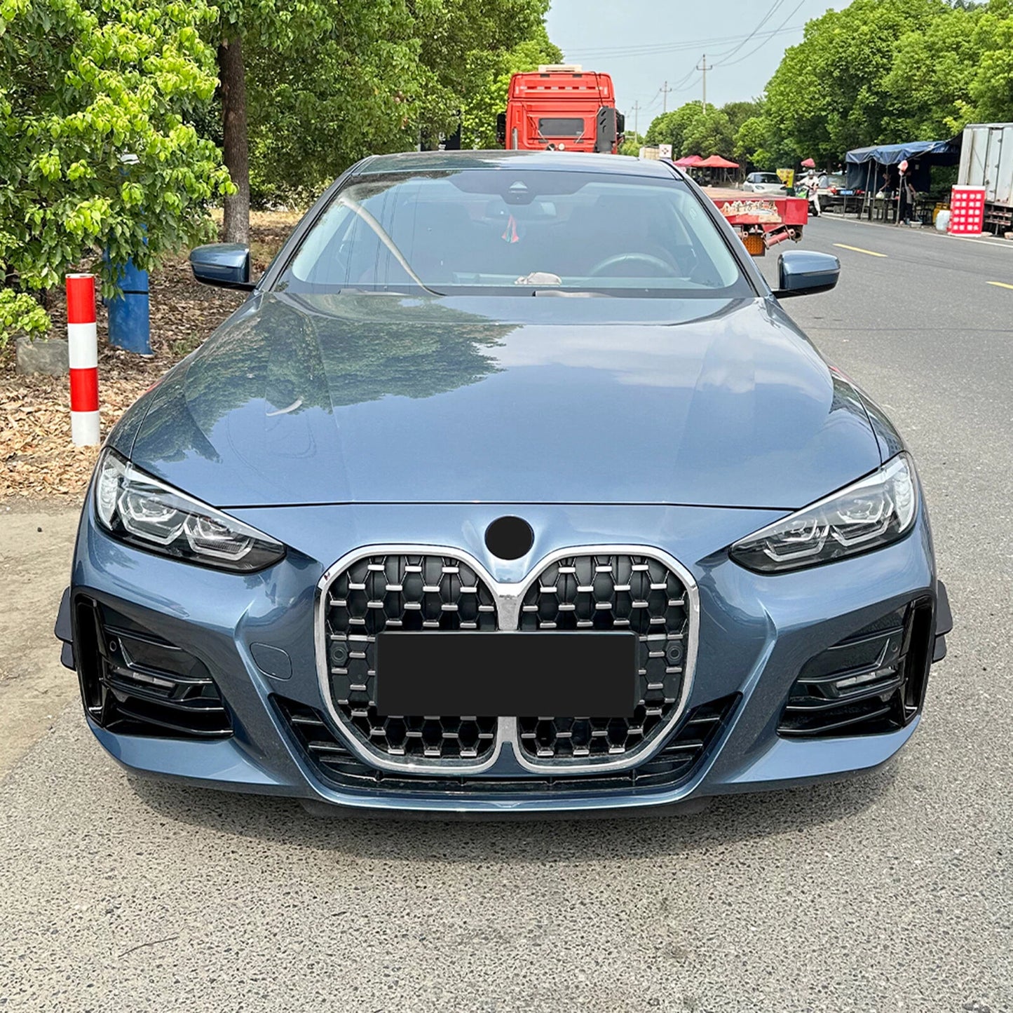 Gloss Black Air Vent Trims for BMW 4 Series G22 G23 M Sport (2020-2024)