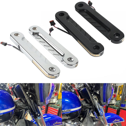 LED Turn Signal Light Brackets for Harley Street Glide, Road King (2014-2023)