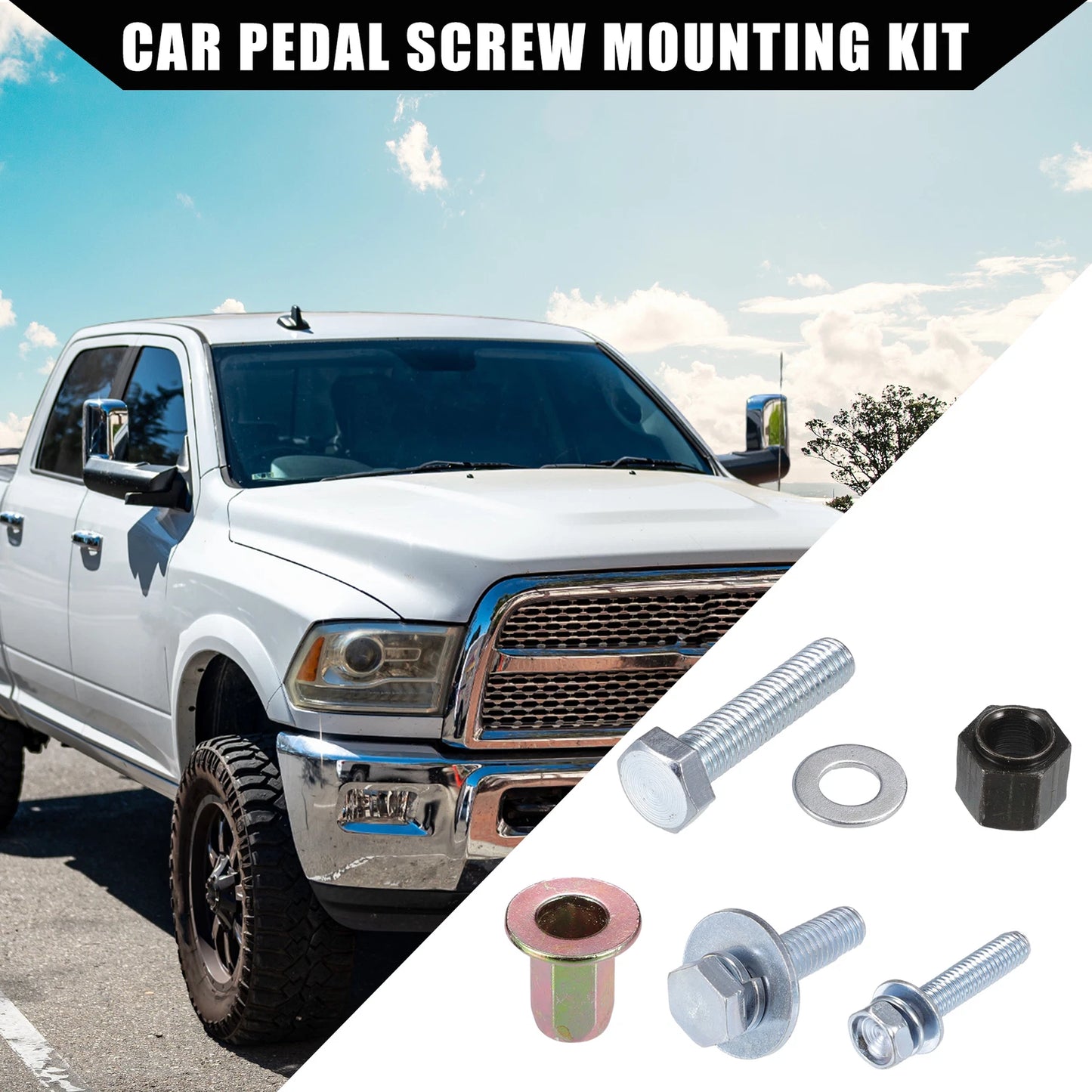 Pedal Screw Mountings for Dodge Ram 1500 2500 1 Set
