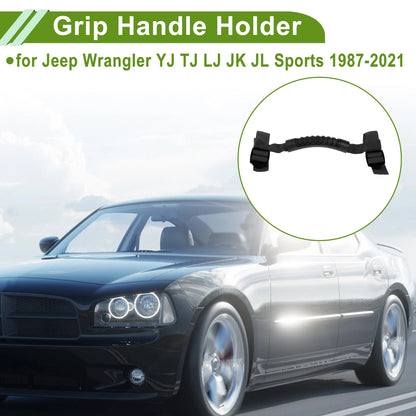Roll Bar Grab Handles for Jeep Wrangler YJ TJ LJ JK JL 1987-2021 Black