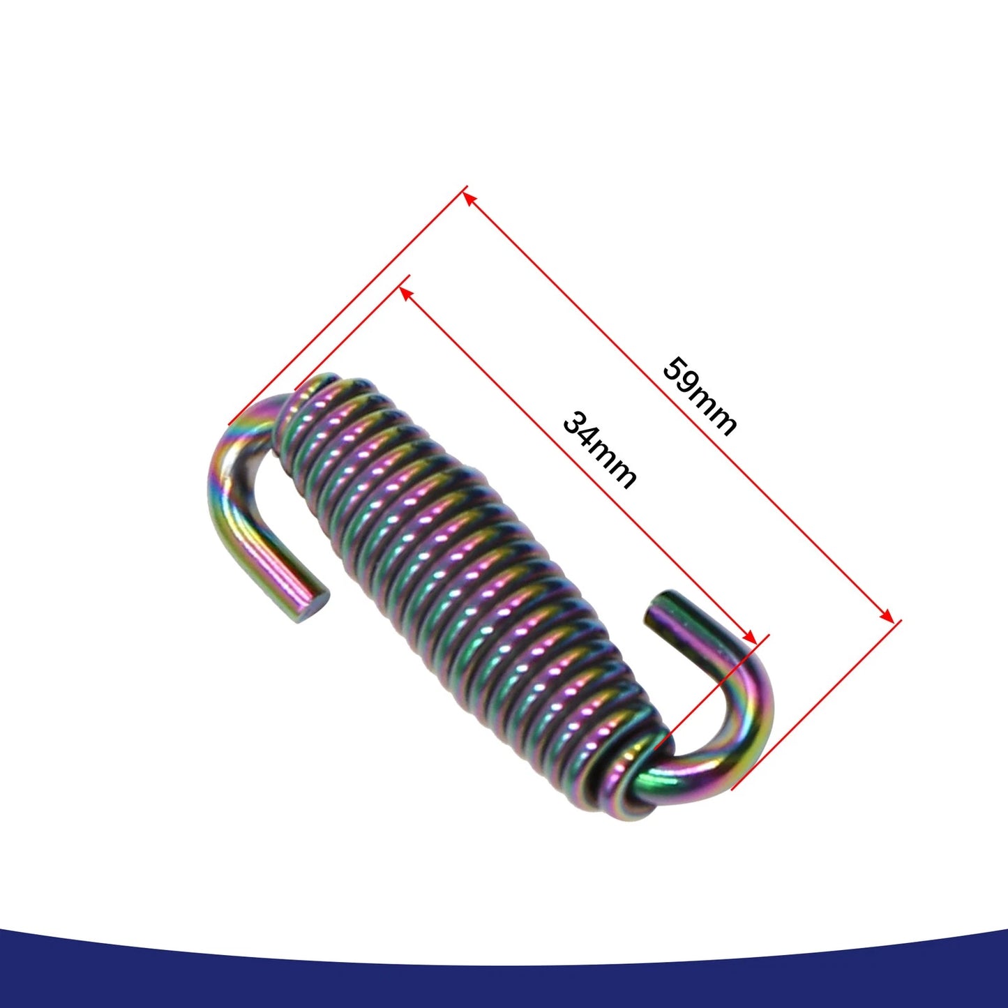 59mm / Muffler Exhaust Pipe Spring for Motorcycle
