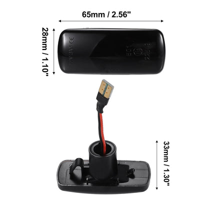 Pair LED Side Indicator Repeater Light for Dodge Caliber Journey