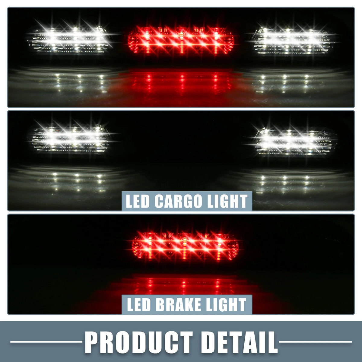 High Mount Stop Light for Ford F150 (2015-2023) Black Housing Smoked Lens