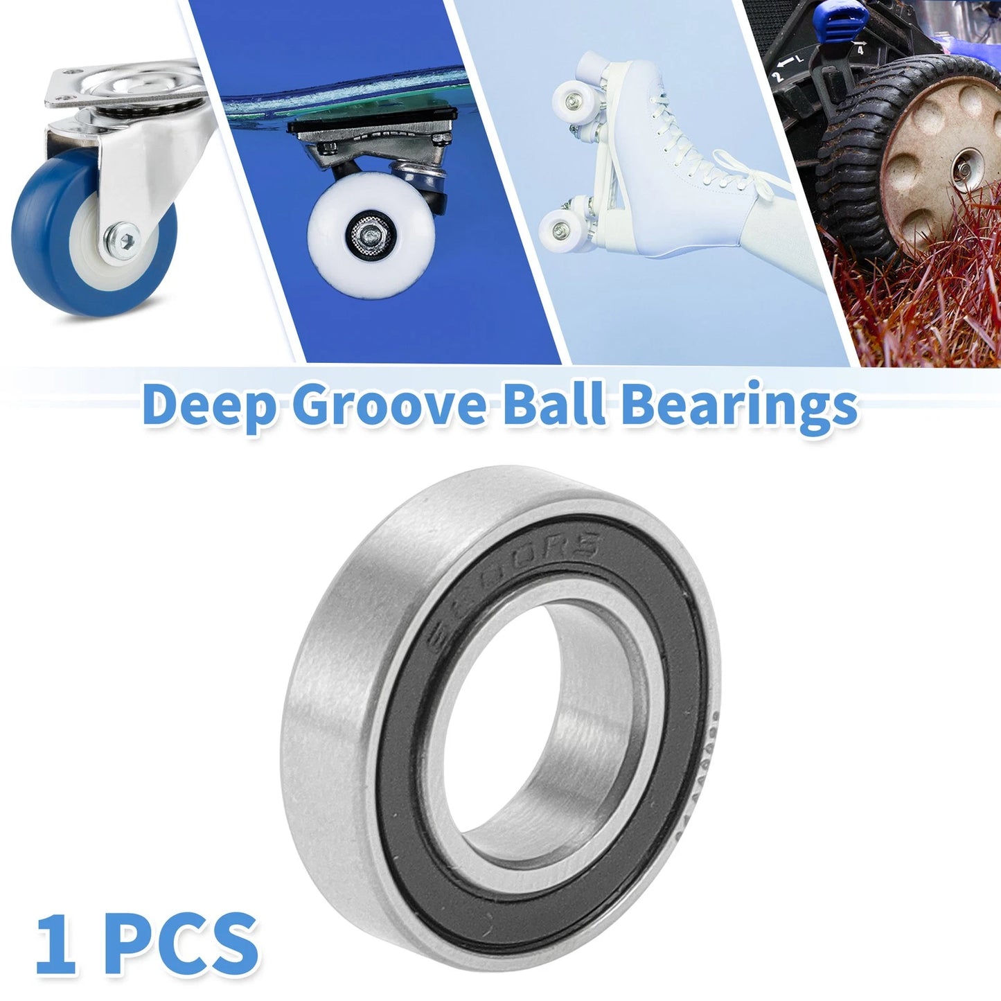 10x19x5mm Deep Groove Ball Bearing for Scooter Skateboard Wheel