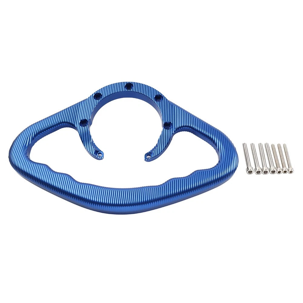 CNC Blue Hand Grip Tank Grab Handles for Honda Motorcycle