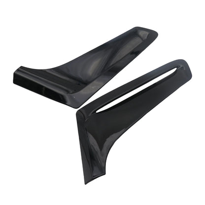 2 x Glossy Black Fender Side Air Duct Molding Trims for BMW 7-Series G12 (2016–2019)