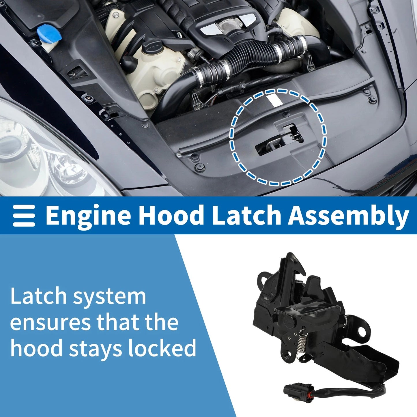 Hood Latch Assembly for Toyota CAMRY (2011–2017)