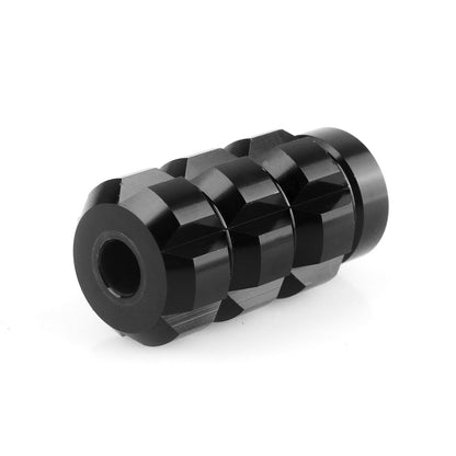 Black Aluminum Gear Brake Shift Peg Pedal Kit for Harley Davidson