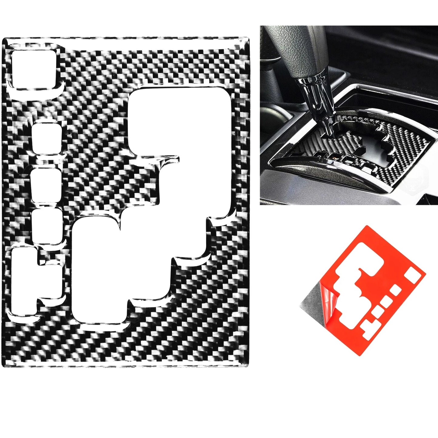 Carbon Fiber Gear Shift Console Trim for Toyota 4Runner (2010-2023)