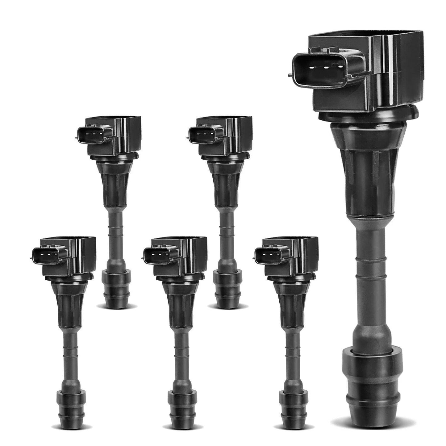 Set of 6 Ignition Coils for Nissan Patrol GU (2001-2007) TB48DE 4.8L