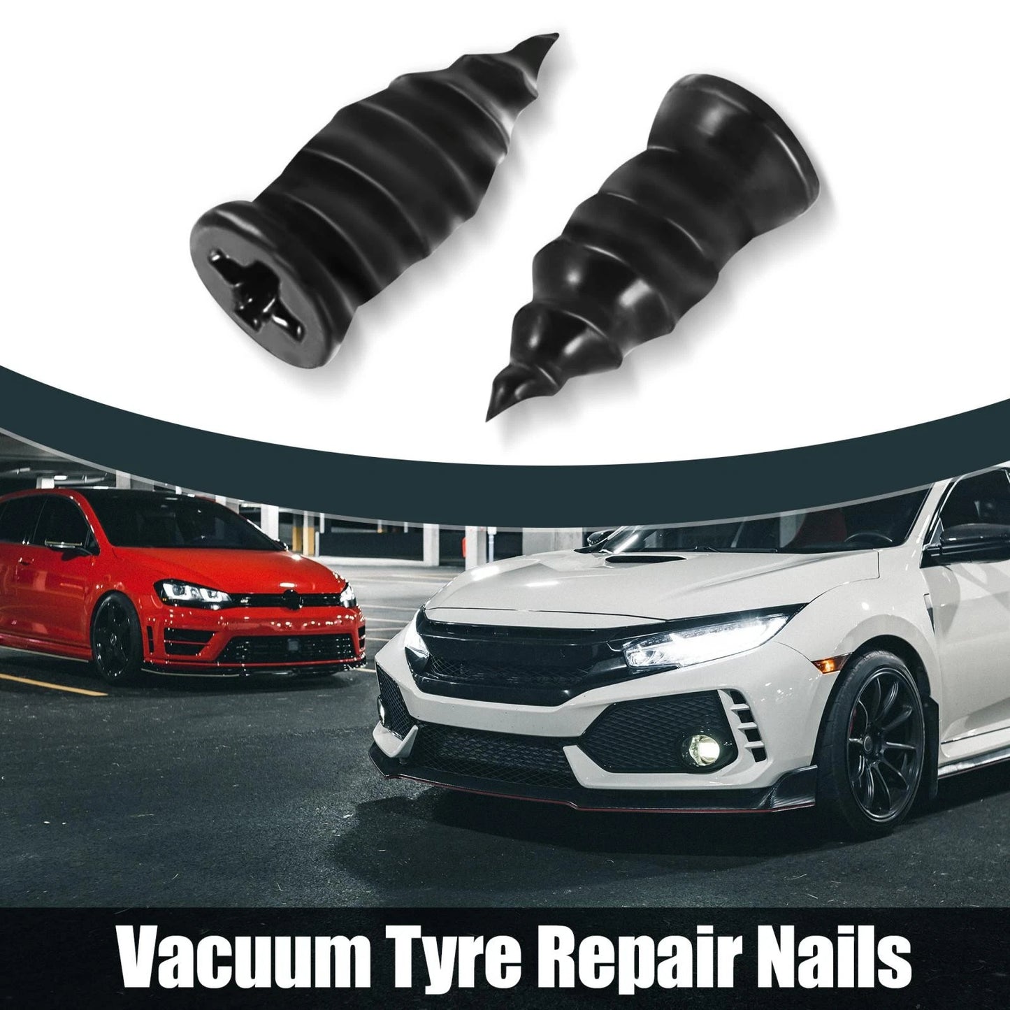 5x Tire Repair Rubber Nail Fast Tool 0.43x0.20 for Car Truck Motorcycle