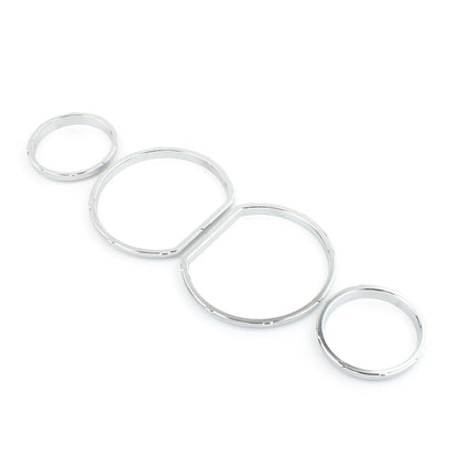 4 x Chrome Gauge Bezel Kit for Harley Street Glide (2014 - present)
