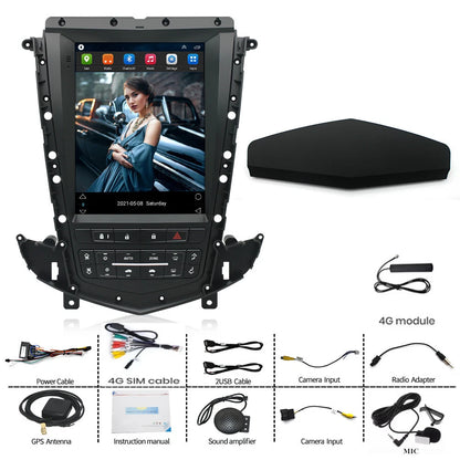 9.7" Vertical Android 10 GPS Navigation for 2009-2012 Cadillac SRX