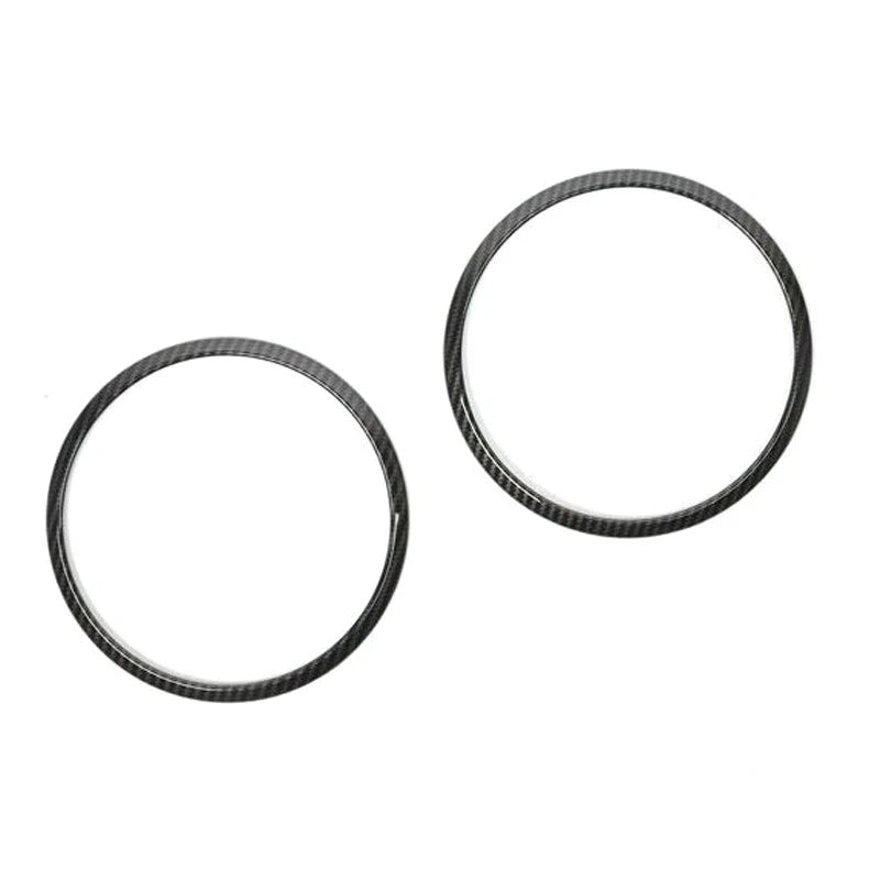 Carbon Fiber Roof Speaker Bezel Ring for Jeep Wrangler JK (2007-2014)