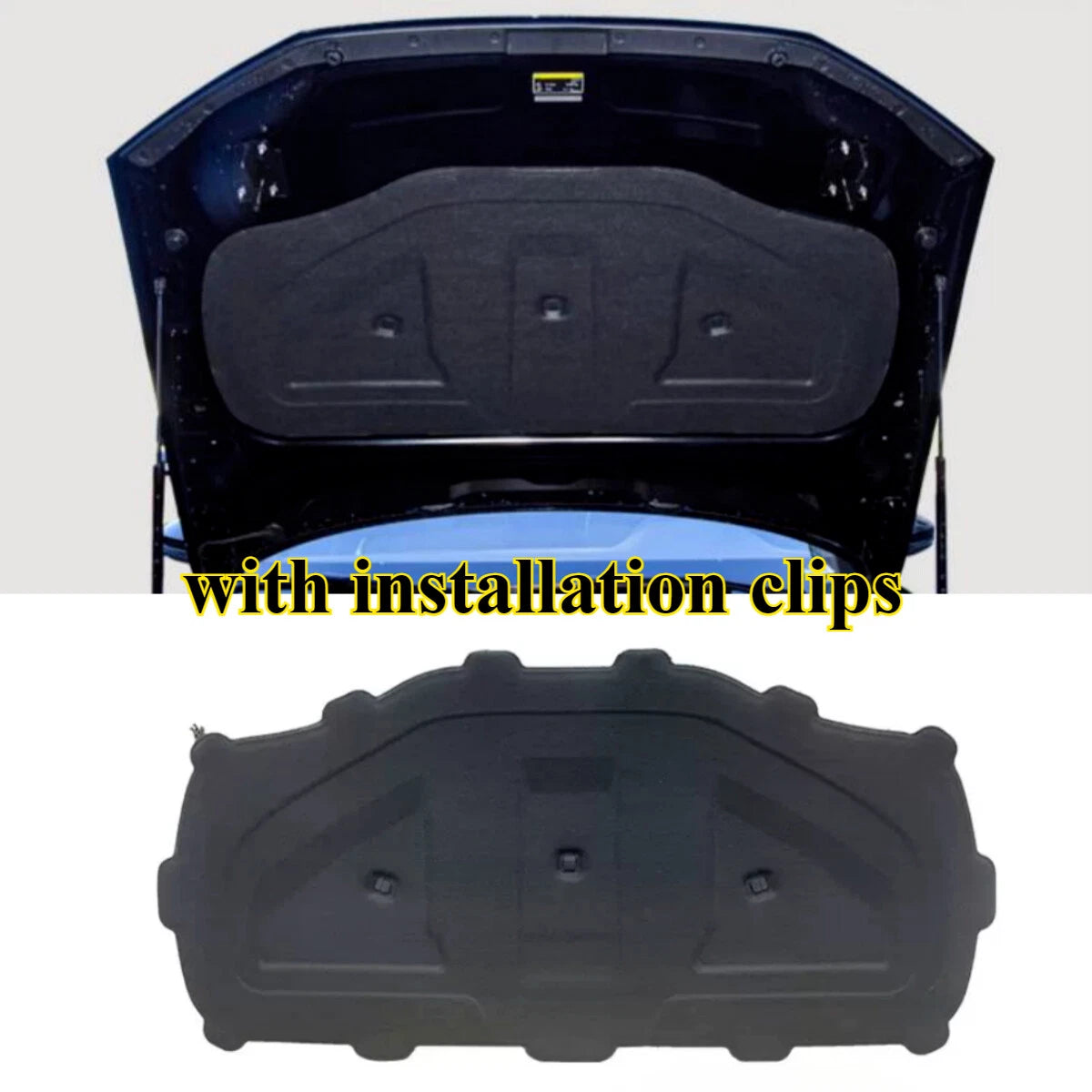 Front Engine Blanket Hood Insulation Pad Heat Shield for Audi A6 (2019–2024)