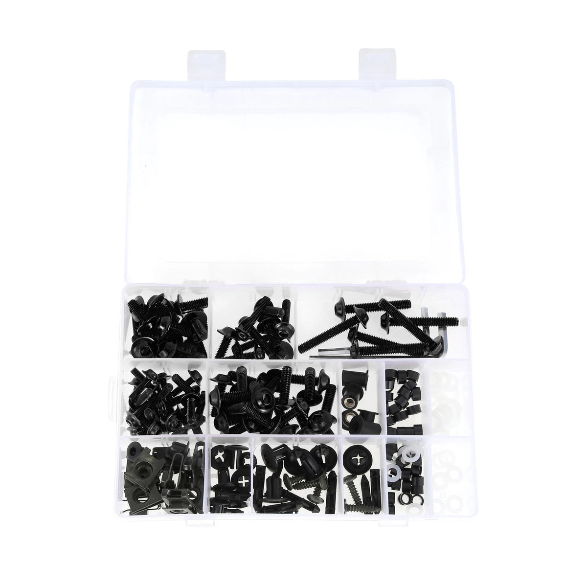 Windshield Bolts for Honda Dirt Bike Aluminum Rubber Black