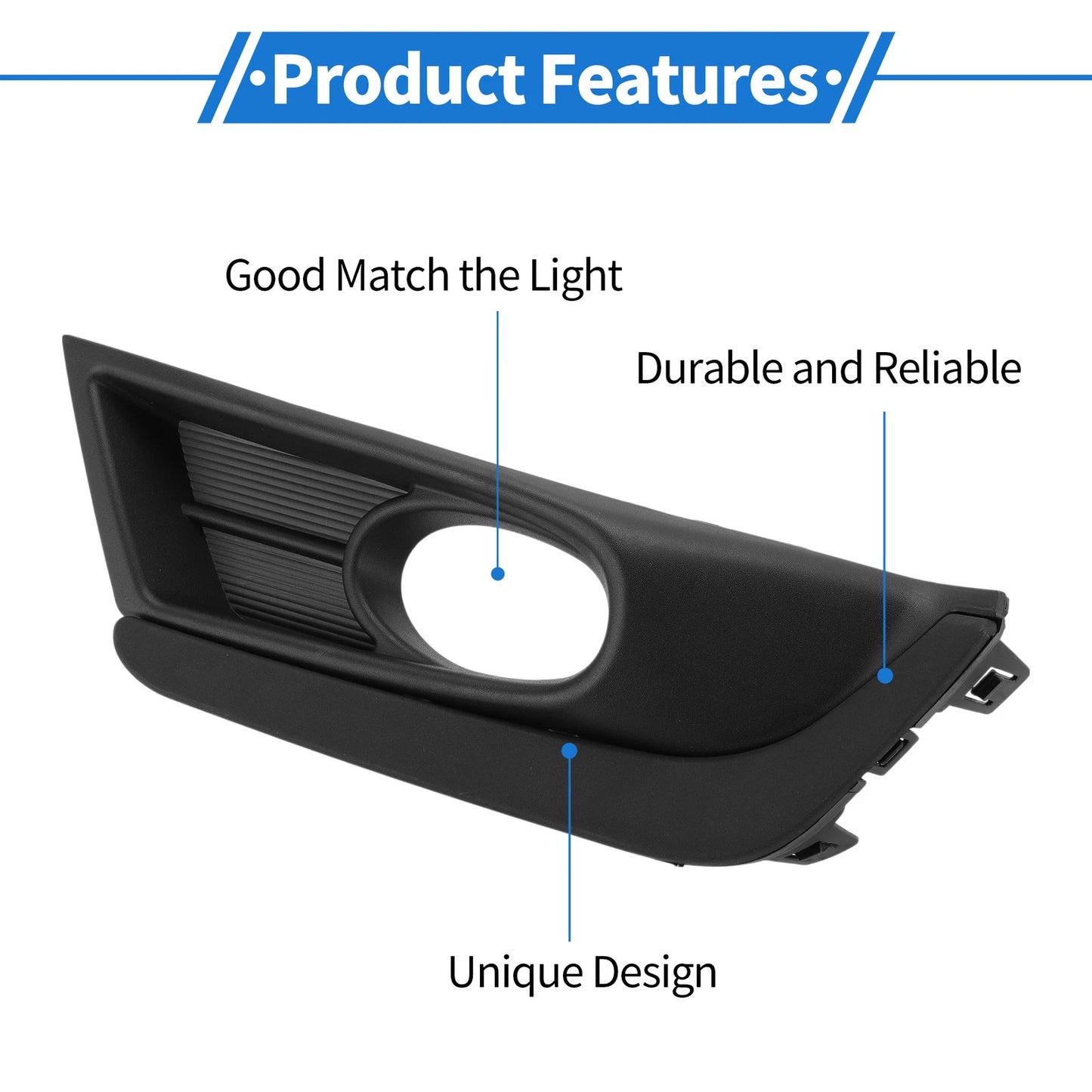 Front Left Fog Light Grill for Honda CR-V (2017-2019)