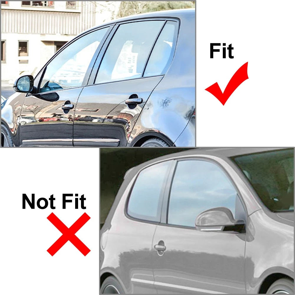 Gloss Black Rear Window Louver Cover Trim  for VW Golf MK5 (2004-2008)