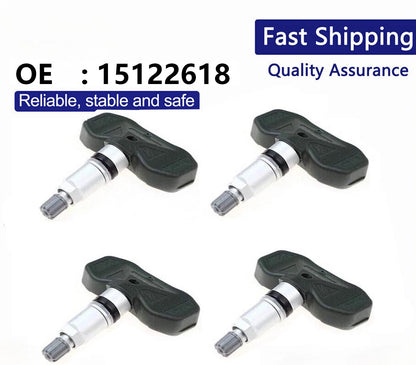 4 x TPMS TIRE SENSOR for Chevy Colorado GMC Canyon HUMMER H3 H3T (2004–2010)