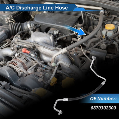 A/C Refrigerant Liquid Hose for Toyota Corolla (2004–2007)