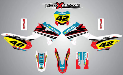 Custom Graphic Kit for Honda CRF 125 2013-2018 - STRIKE STYLE Stickers