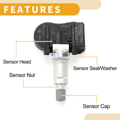 Tire Pressure Sensor 1 x 433MHz for Ford S-Max (2006-2015)