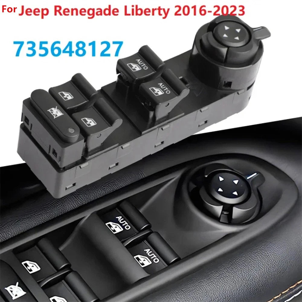 Driver Side Power Window Switch 18-Pin for Jeep Renegade Liberty (2016-2023)