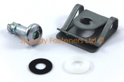 Dzus Quick Release Fairing Bolts Clips Well Nut for Yamaha YZF R1 (2009–2014)
