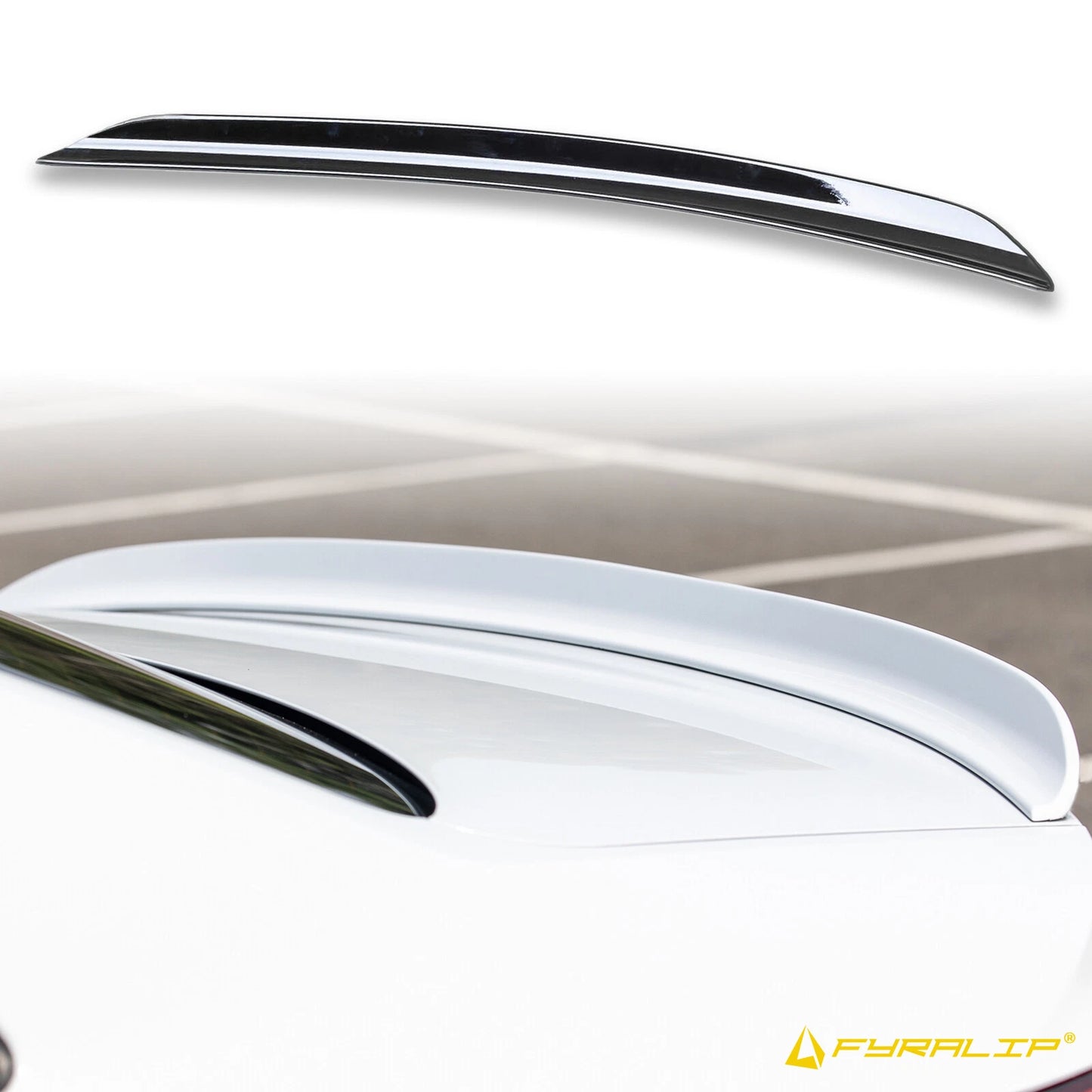FyraY15 Black Boot Spoiler for VW Jetta MK6 (2011-2018)