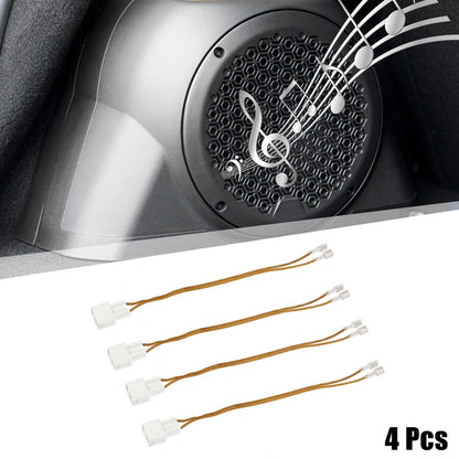 4 x Car Speaker Connector Wire Harness Adapter for Honda Accord, Acura