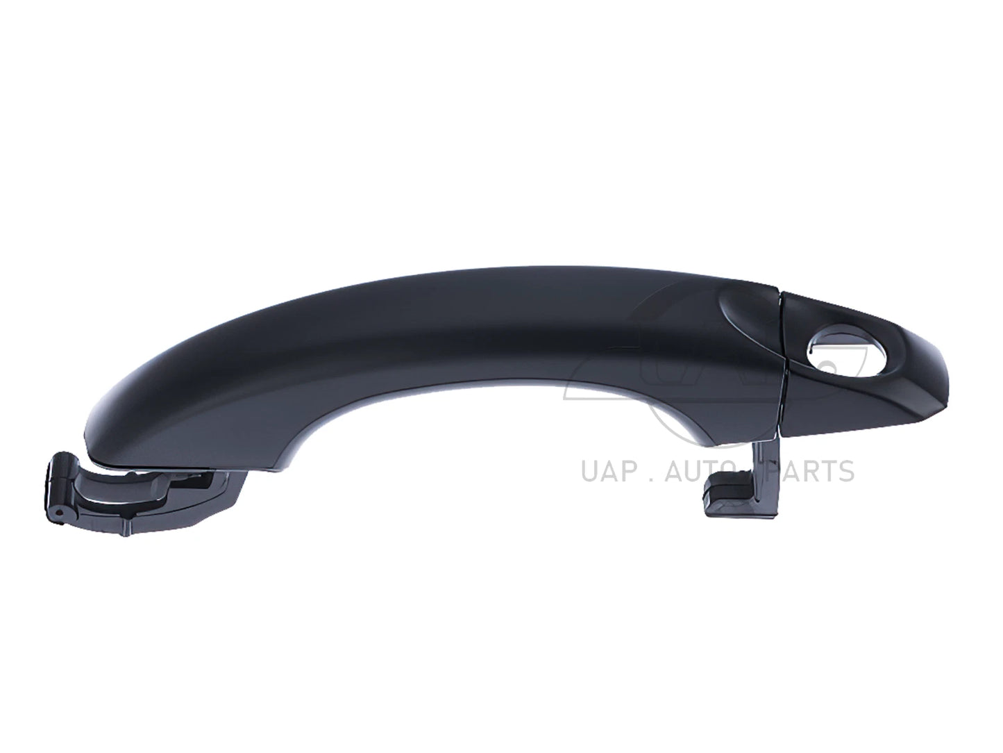 Front Right Outer Door Handle W Keyhole - Black for Volkswagen Amarok (2010-2020)