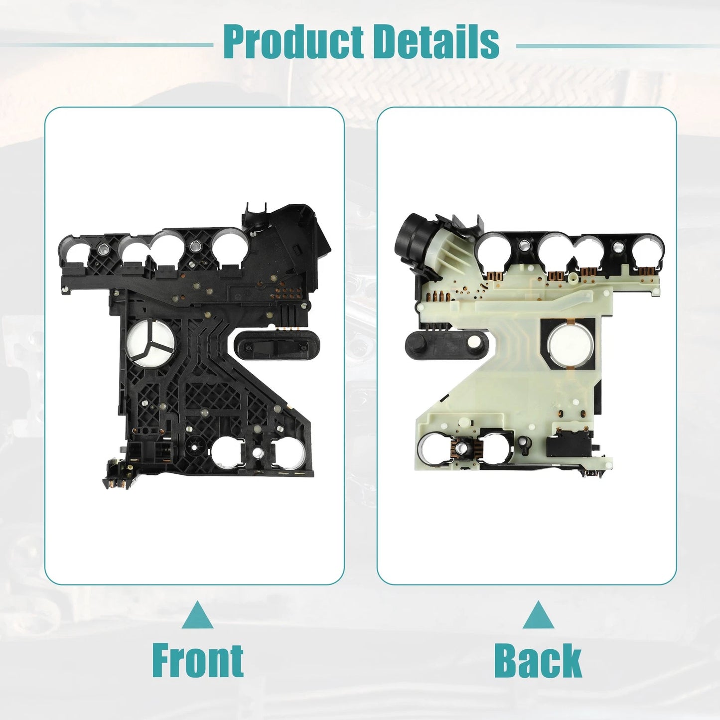 Transmission Conductor Plate Connector Adapter Set with Gasket for Jeep