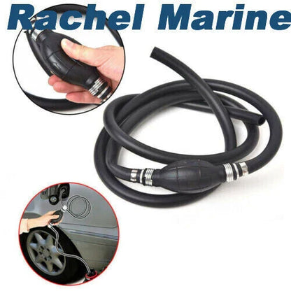 3/8" Marine Outboard Fuel Hose Line Assembly with Primer Bulb for All Brands