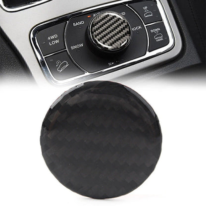Black Console Knob Cover Trim for Jeep Grand Cherokee (2011-2022)