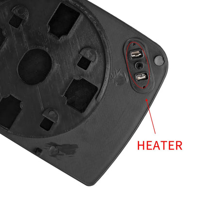 Heated Right Mirror Glass with Backing Plate for BMW X5 E53 (2000-2006)