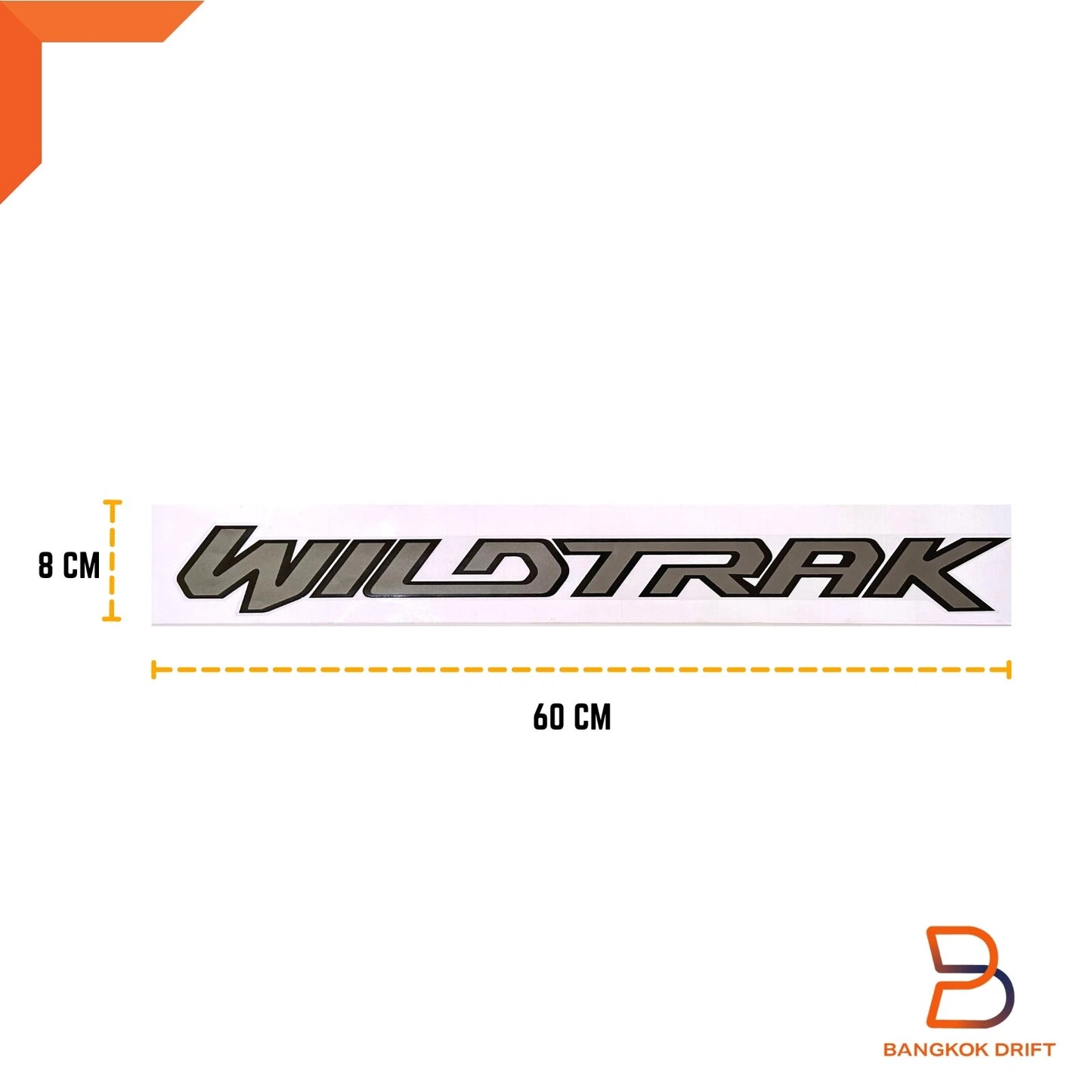 Wildtrak Front Door Sticker Decal for Ford Ranger PX3 (2018-2021)