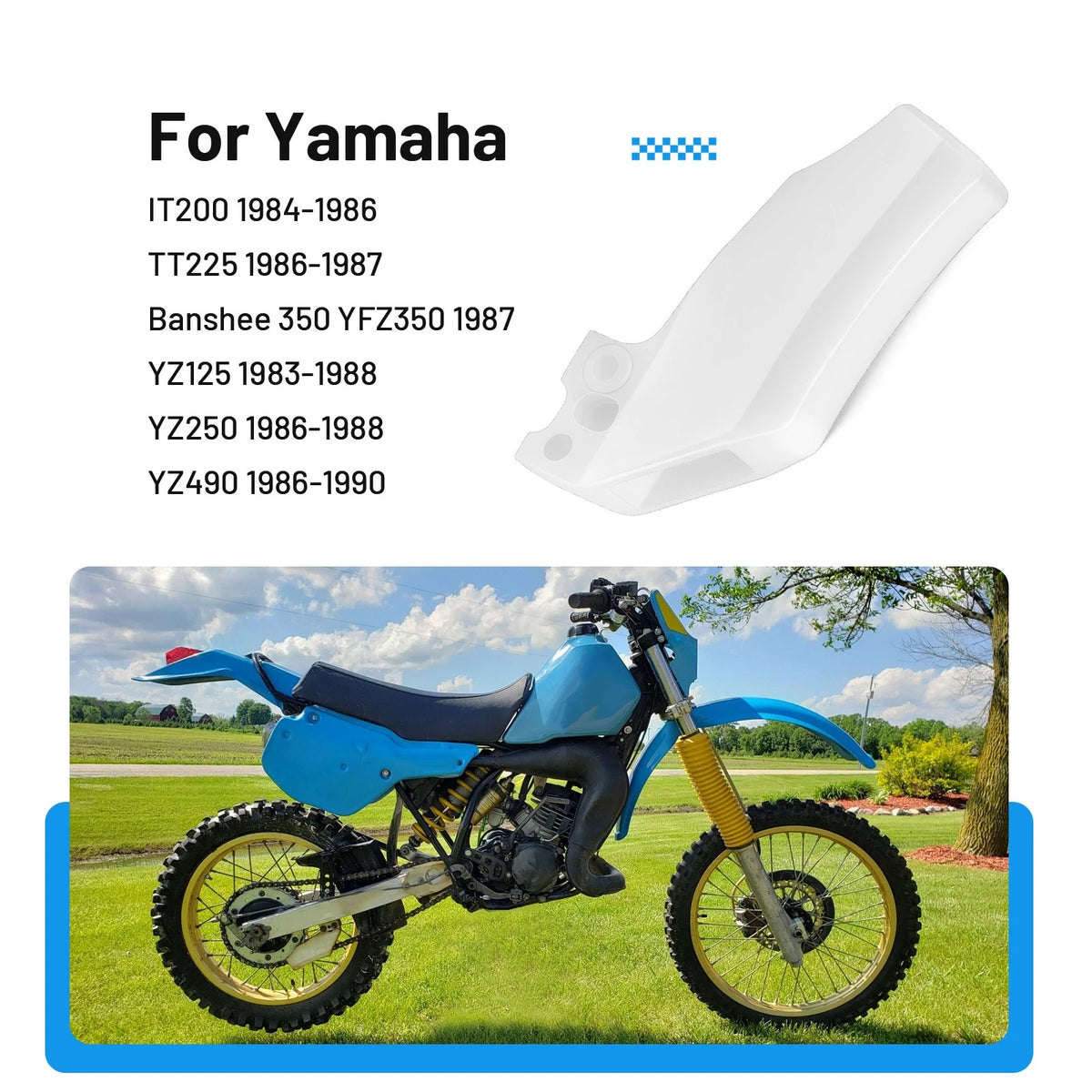 Chain Guide for Yamaha YZ125 YZ250 YZ490 IT200 TT225 Banshee