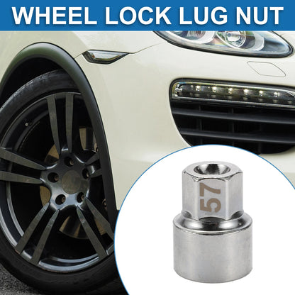 Lugnut Wheel Lock 3/4 Anti-theft Screw Nut Removal Key Socket for Porsche