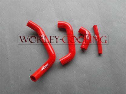 Red Silicone Radiator Hose for Suzuki RM250 (1983-1986)