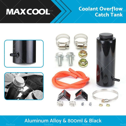 800ml Black Overflow Catch Tank for Radiator Coolant - Universal