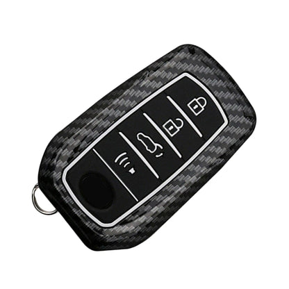Carbon Fiber Key Shell Cover for Toyota Land Cruiser (2016-2023)
