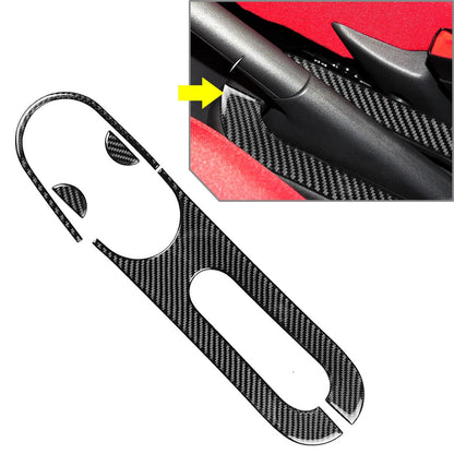 Carbon Fiber Handbrake Panel Cover Trim for Fiat 500 (2012-2015)