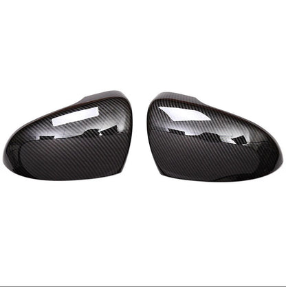 2 x Carbon Fiber Side Mirror Cover Trim for Hyundai Tucson (2016–2021)