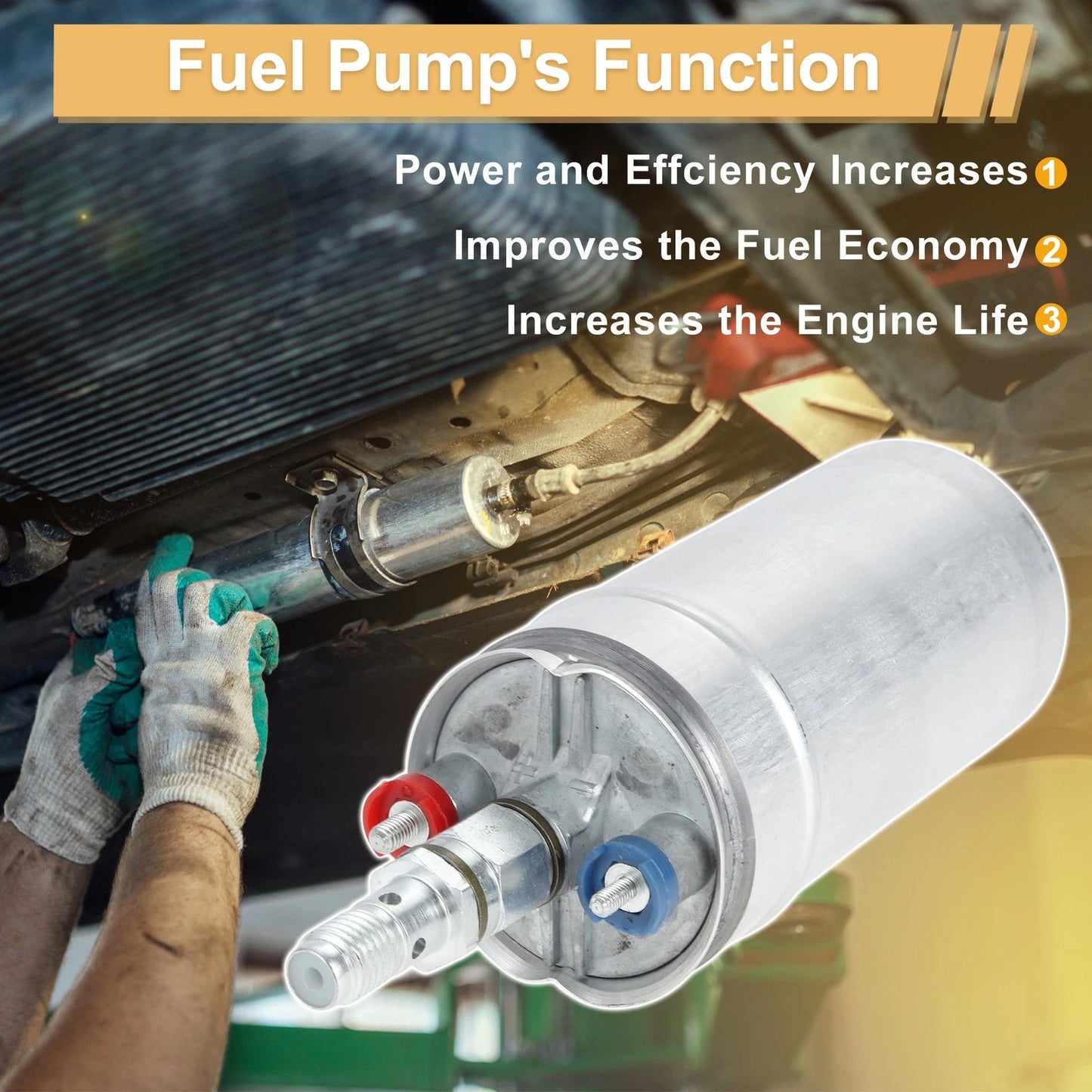 Fuel Pump for Porsche 911 - Metal Electric Pump