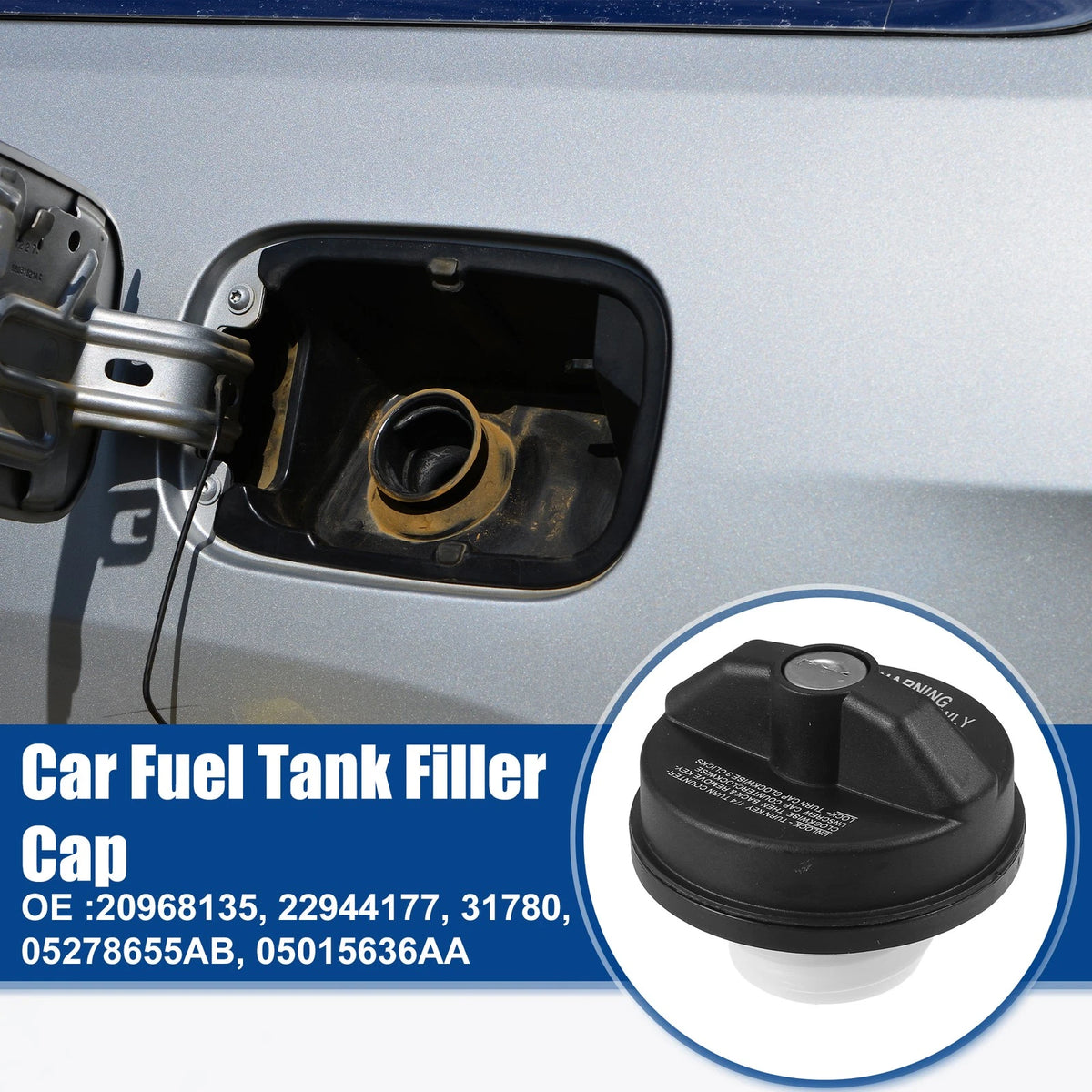 Fuel Tank Filler Cap Cover for RAM 1500 2500 3500 (2011-2016)