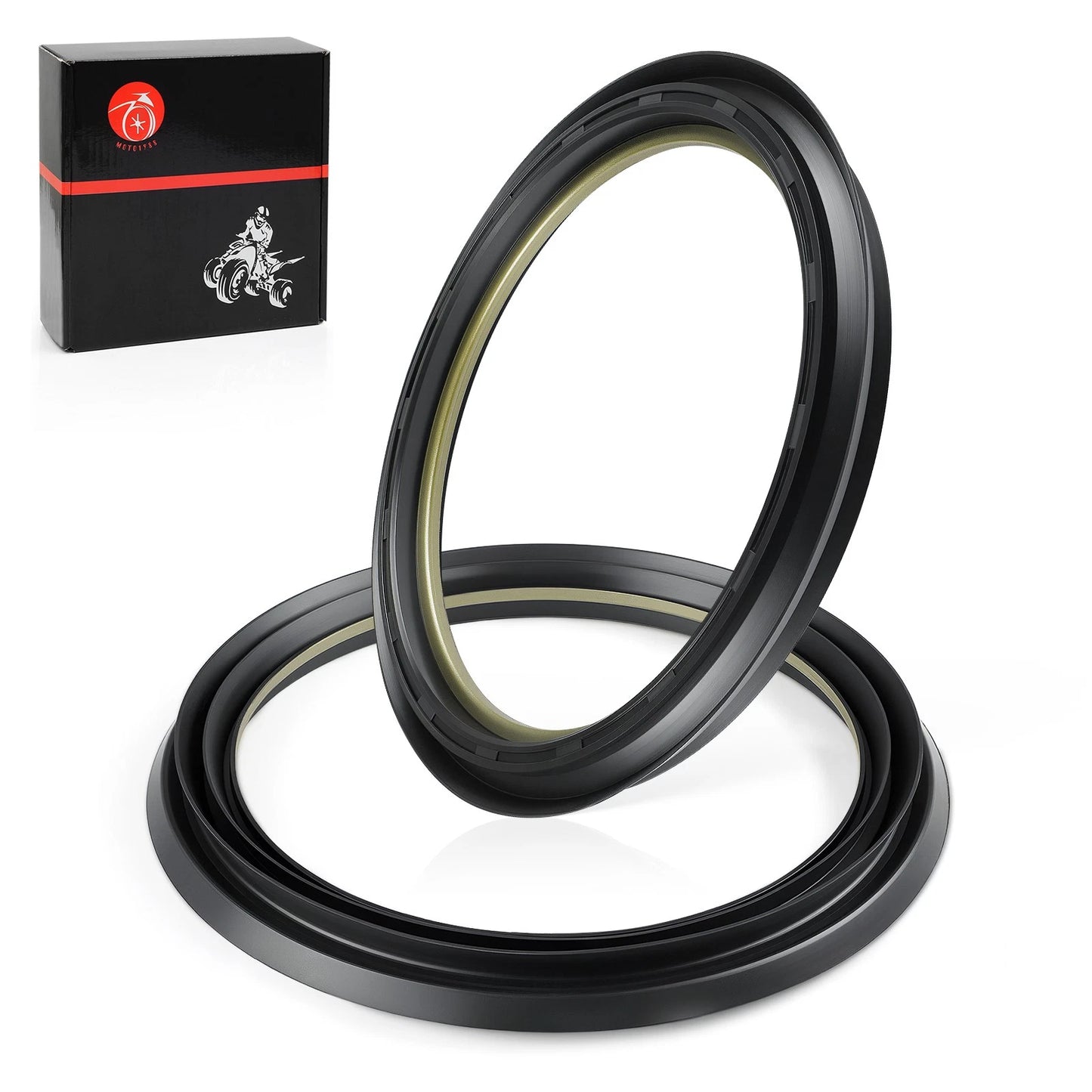 2 x Front Brake Drum Dust Seal for Honda Rubicon 500 Rancher 350 400(2003–2013)