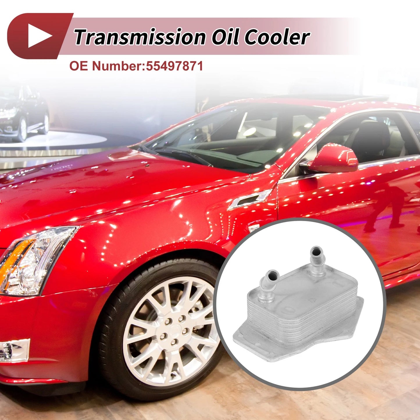 Engine Oil Cooler / 1 Pc for Cadillac CT6 (2019–2022)